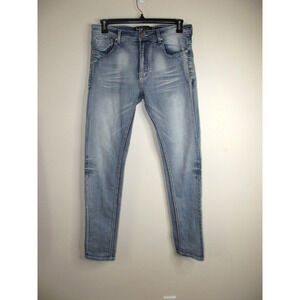 Switch Remarkable Slim Taper Fit JEANS - Mens 32x32 - Light Acid Wash Y2K
